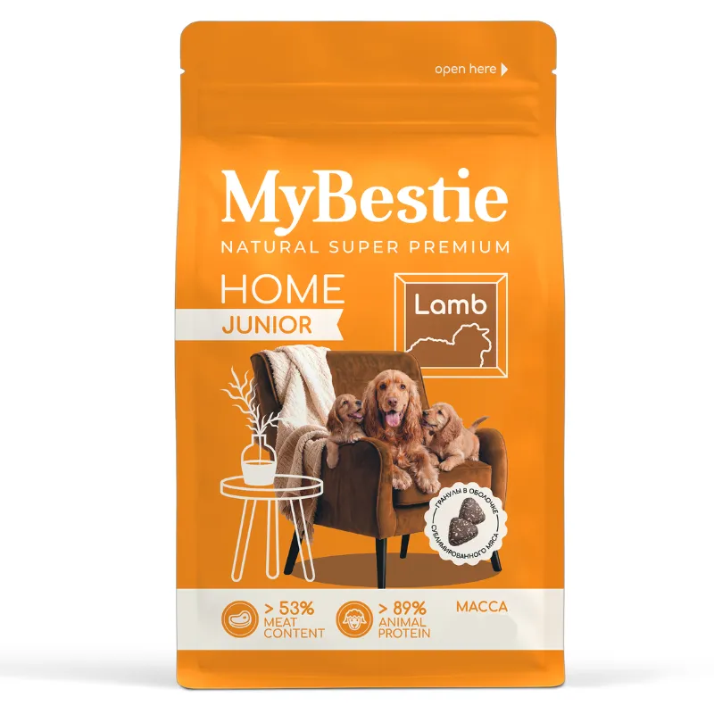 HOME JUNIOR LAMB & RICE 0.8 кг