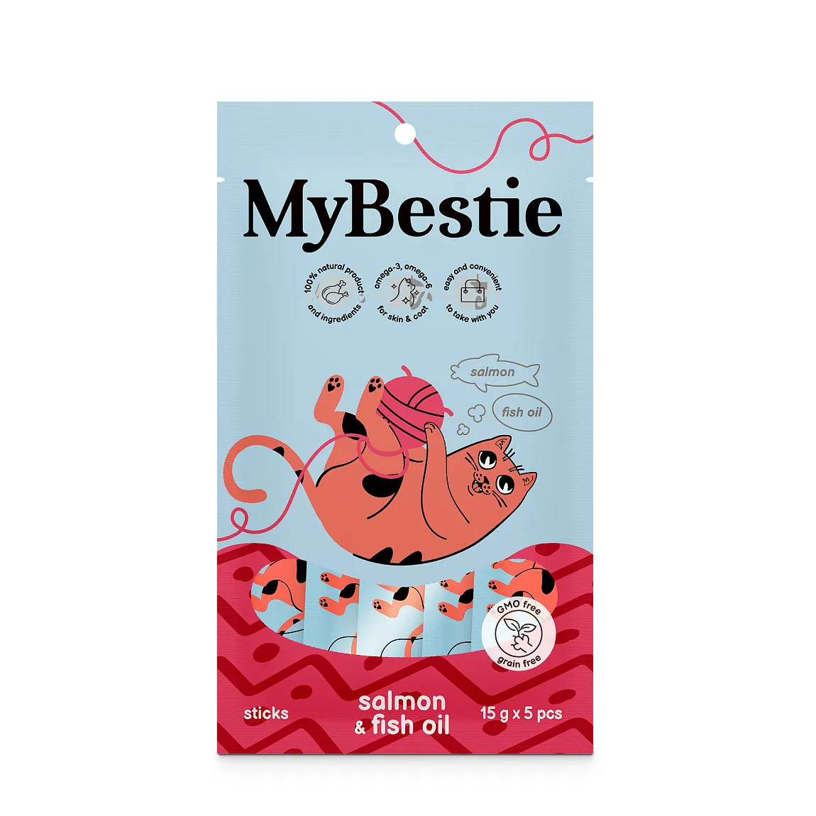 Крем-лакомство «Лосось и Рыбий жир» — Здоровье из глубин океана для вашего любимца!